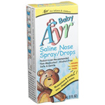 Ayr Baby's Saline Nose Spray, Drops, 1 fl oz