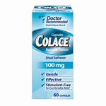 Colace Stool Softener Laxative 100 mg, Capsules, 60 ea
