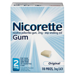 Nicorette Nicotine Gum 2mg, Original, 110 ea
