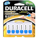 EasyTab Hearing Aid Battery 1.4V, #DA675B6ZM10, 6ea