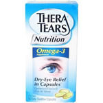 TheraTears Nutrition Omega-3 Supplement with Vitamin E, Capsules, 90 ea